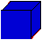 blue cube